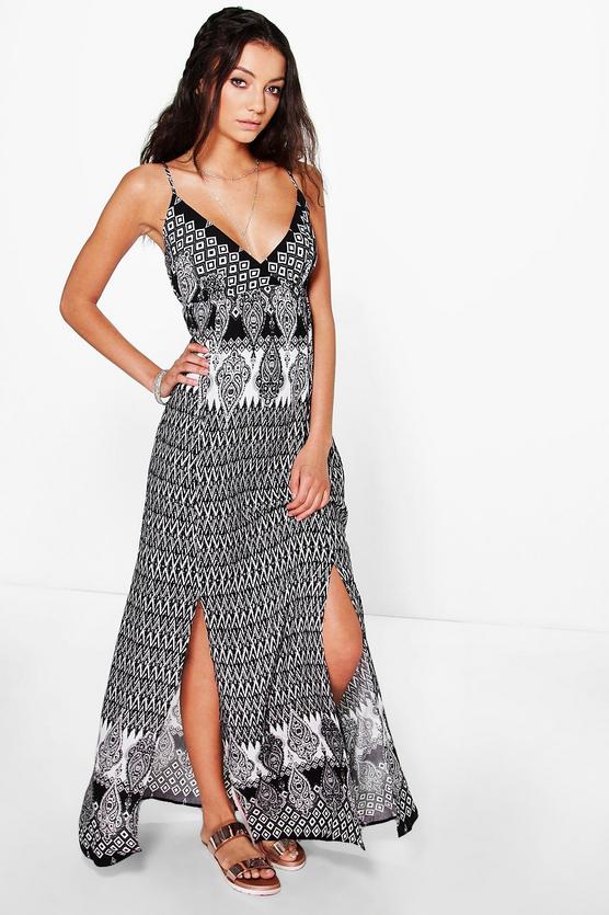 Tall Rosa Paisley Printed Maxi Dress